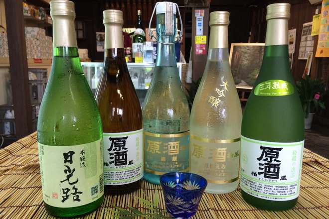 бутылки саке