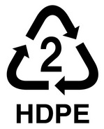 2 HDPE (high density polyethylene)