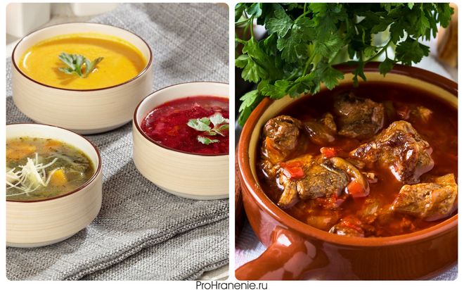 Как заморозить супы и тушеное мясо