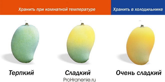 Как выбрать спелое манго