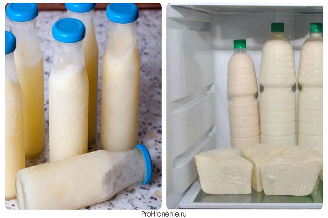 Как замораживание влияет на молоко?