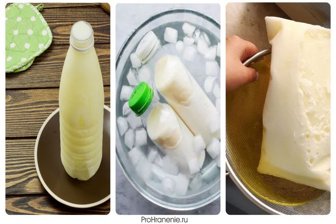 Как разморозить замороженное молоко