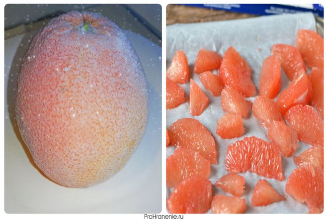 Помимо охлаждения вашего грейпфрута, вы можете заморозить его и ожидать, что он продержится пару месяцев. Чтобы хранить грейпфруты в морозильной камере, вам необходимо следовать определенным правилам. Прежде всего, очистите грейпфрут ножом, следя за тем, чтобы мягкая цитрусовая часть плода была прикреплена. Их можно заморозить целиком или нарезать тонкими круглыми ломтиками.