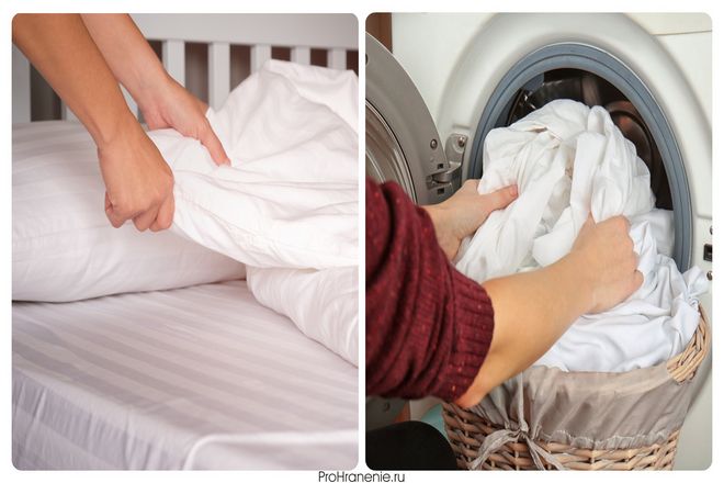 Стирать постельное белье каждый день невозможно, хотя это очень помогло бы. Но хорошая рекомендация - стирать их хотя бы раз в неделю, а наволочки менять каждые два-три дня.