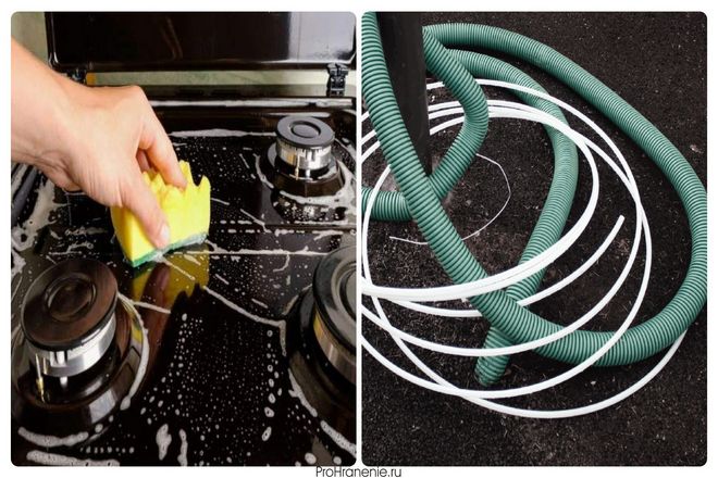 Для стиральных и посудомоечных машин запустите их полный цикл, пока они пусты. И используйте чашку отбеливателя или белого уксуса вместо моющего средства.