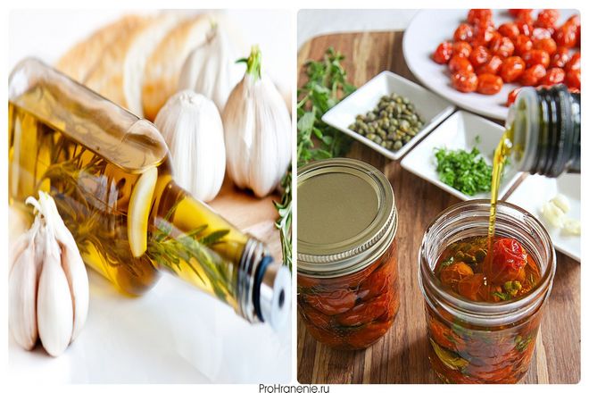 Инфузированные масла создаются путем вымачивания в масле свежих или сушеных ингредиентов. Таких как чили, травы, аллиумы или цитрусовые, для придания им аромата.